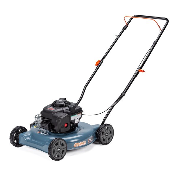 20 side discount discharge push mower